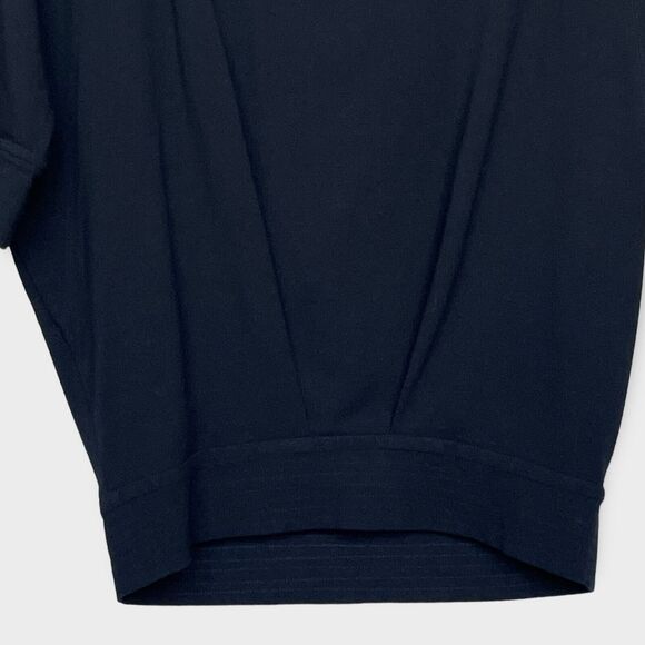 Diane von Furstenberg Black Top with Pockets Women's Size 8 Thick Made in USA - Picture 7 of 16